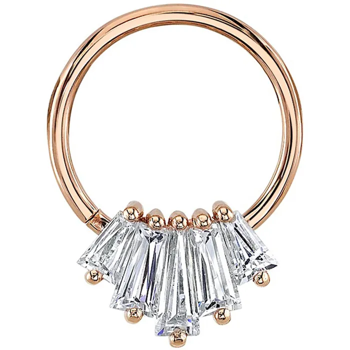 Rings Body Vision BVLA Oceane 5 Seam Ring in Gold with DIAMONDS