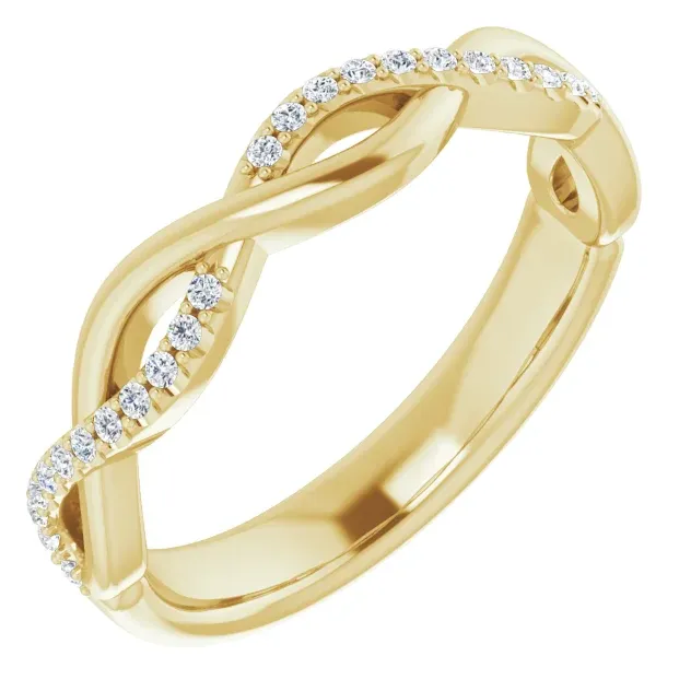 Fire Brilliance Rings Juliette Round Diamond or Moissanite 12 Eternity Ice Solitaire 18 CTW Band