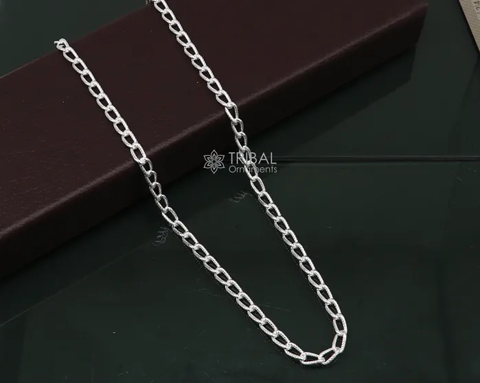 Necklaces TRIBAL ORNAMENTS 20 5 mm 925 sterling silver handmade amazing unique trendy style chain necklace excellent gifting jewelry for mens womens chain ch227