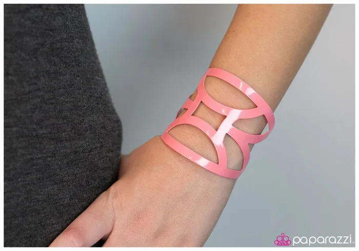 Bracelets Paparazzi Bracelet No Boundaries Pink Paparazzi Jewelry