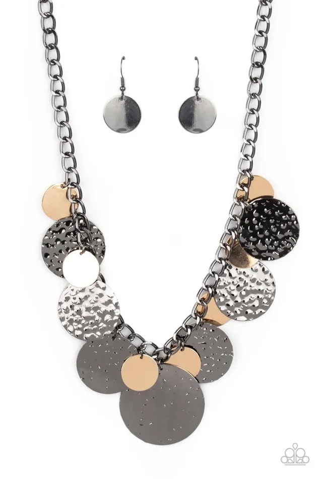 Necklaces Paparazzi Jewelry Paparazzi Necklace Industrial Grade Glamour Multi
