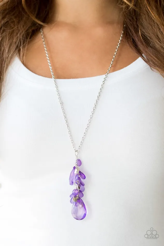 Necklaces Paparazzi Jewelry Paparazzi Necklace Summer Solo Purple