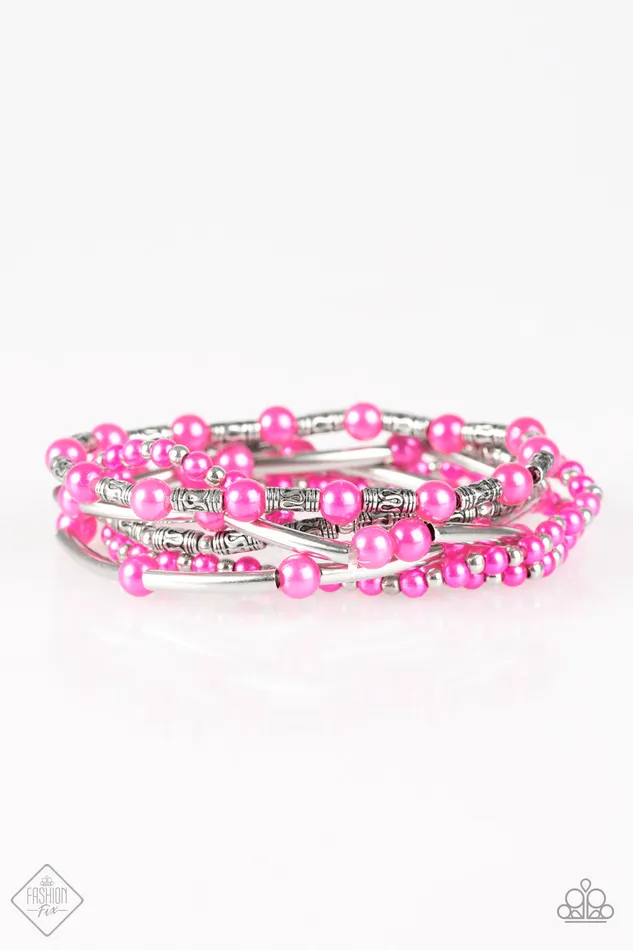 Paparazzi Jewelry Bracelets Paparazzi Bracelet Capture the Rapture Pink