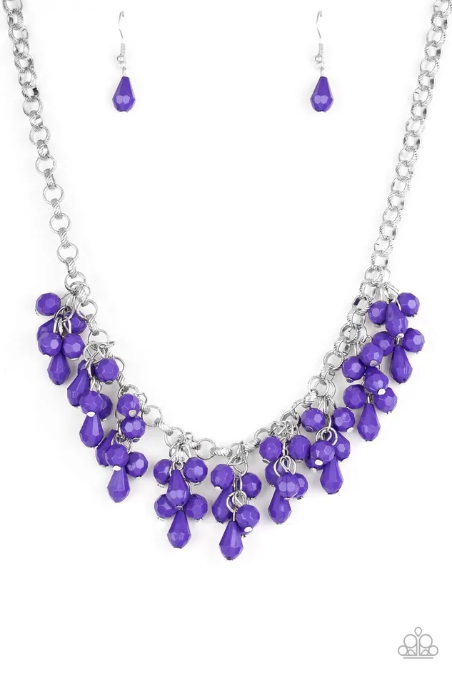 Paparazzi Jewelry Necklaces Paparazzi Necklace Modern Macarena Purple