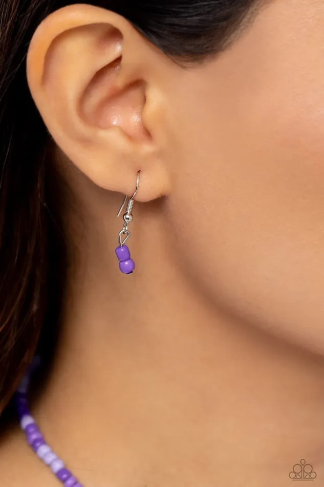 Paparazzi Jewelry Necklaces Paparazzi Necklace Pearly Possession Purple