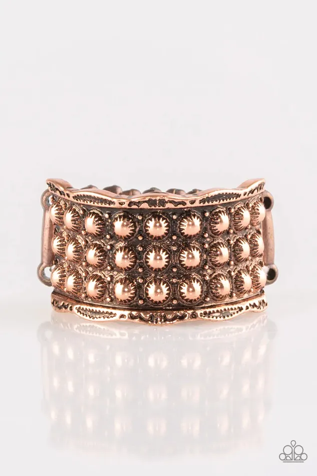 Paparazzi Jewelry Rings Paparazzi Ring Call To Arms Copper