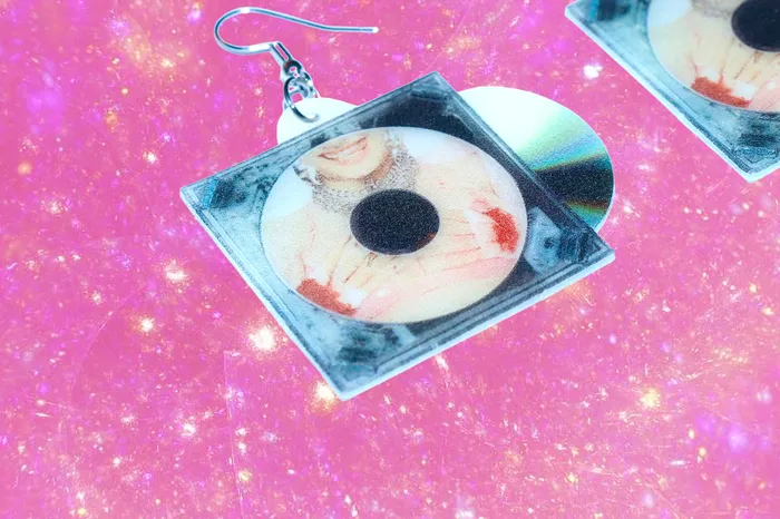 Sam Makes Things Chloe Moriondo Suckerpunch Vinyl Album Handmade Earrings Earrings