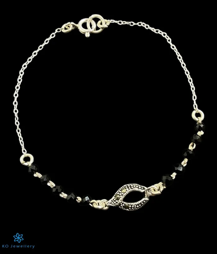 Bharati Bracelets The Saanvi Silver Mangalsutra Bracelet