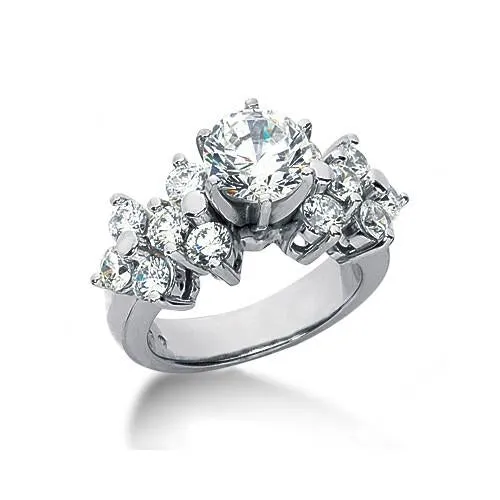 GB Real Natural Earth Mined Diamond Engagement Ring White Gold 14K 330 Carats New Rings GB Real Natural Earth Mined Diamond Engagement Ring White Gold 14K 330 Carats New Rings