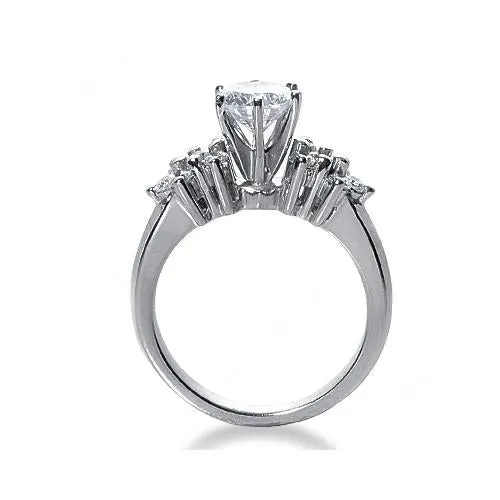 GB Real Natural Earth Mined Diamond Engagement Ring White Gold 14K 330 Carats New Rings GB Real Natural Earth Mined Diamond Engagement Ring White Gold 14K 330 Carats New Rings