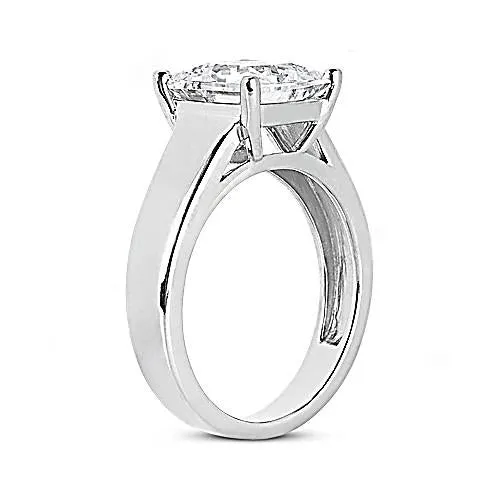 GB Rings 2 Carats Princess Natural Earth Mined Diamond Solitaire Engagement Ring New