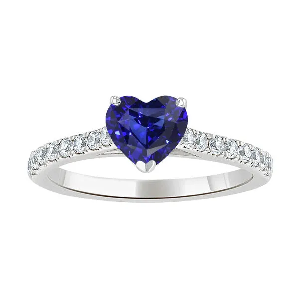 HarryChadEntcom Rings Women Natural Earth Mined Diamond Jewelry Gold Sapphire Ring Cathedral Setting 250 Carats