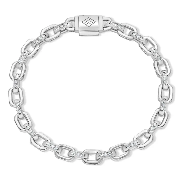 Diamond Odin Link Bracelet 6mm IF Co Bracelets