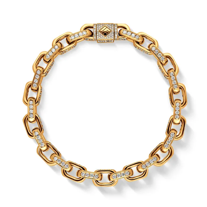 Diamond Odin Link Bracelet 8mm IF Co Bracelets