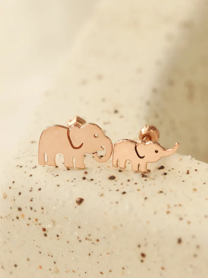 Earrings 14K Gold Elephant Cartilage Earring 18g16g MinimalBijoux
