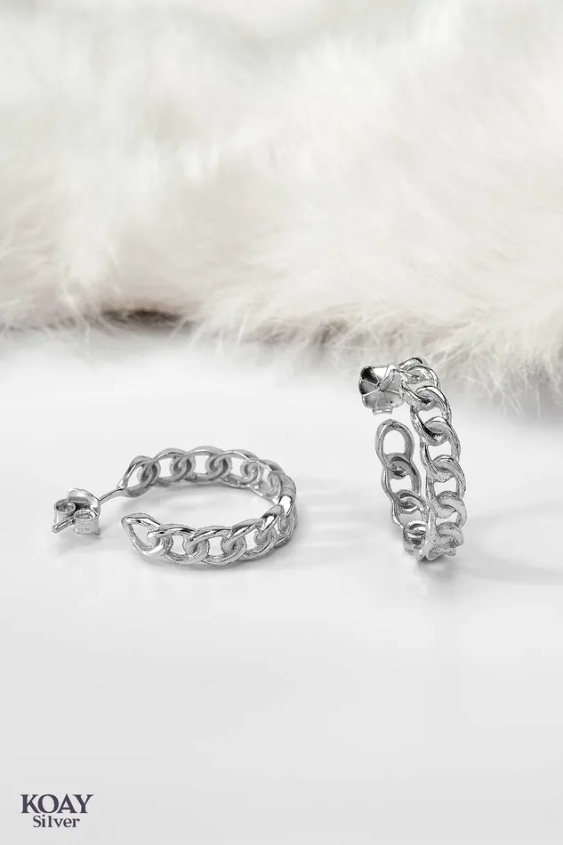 KOAY Silver Store Gourmet Earrings Earrings