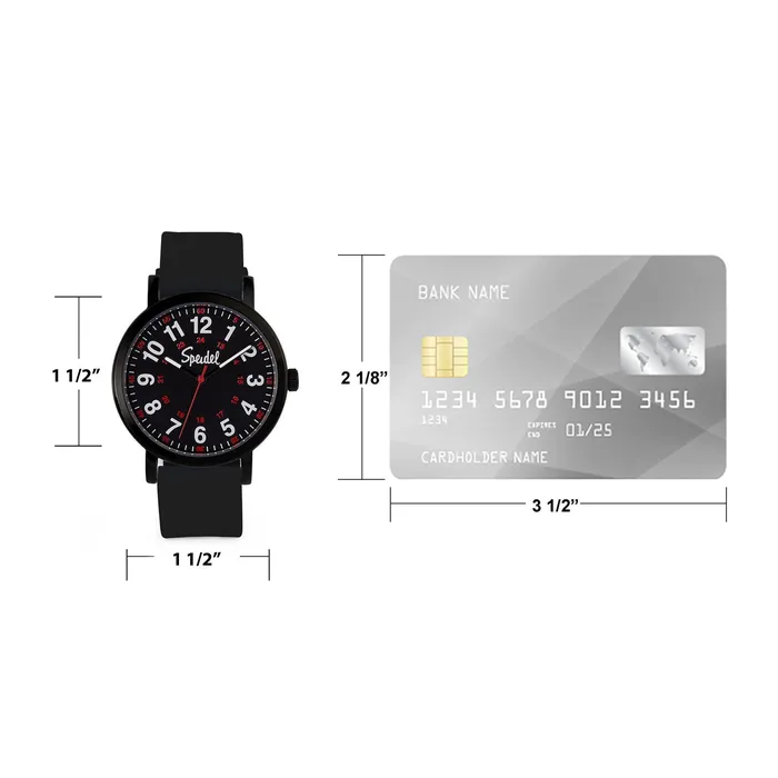Black Dial Original Scrub Watch Speidel Watches