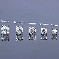 Earrings 14k Yellow Gold Moissanite Stud Earrings 1ctw 24ctw Options Best Earrings Material for Sensitive Ears Luxus Moissanite Rings Jewelry