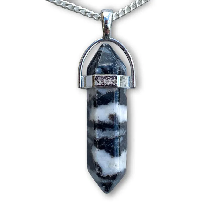 Magic Crystals Necklaces Double Point Gemstone Necklace