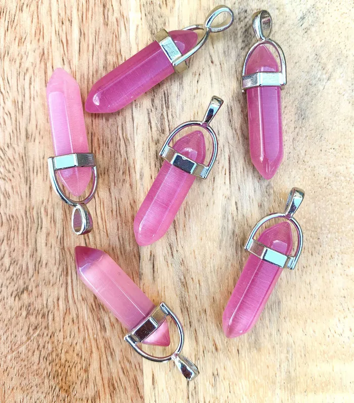 Magic Crystals Necklaces Double Point Gemstone Necklace