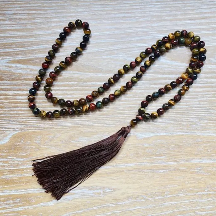 Necklaces Natural Gemstone Mala Necklace Magic Crystals