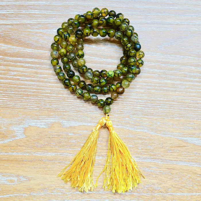 Necklaces Natural Gemstone Mala Necklace Magic Crystals