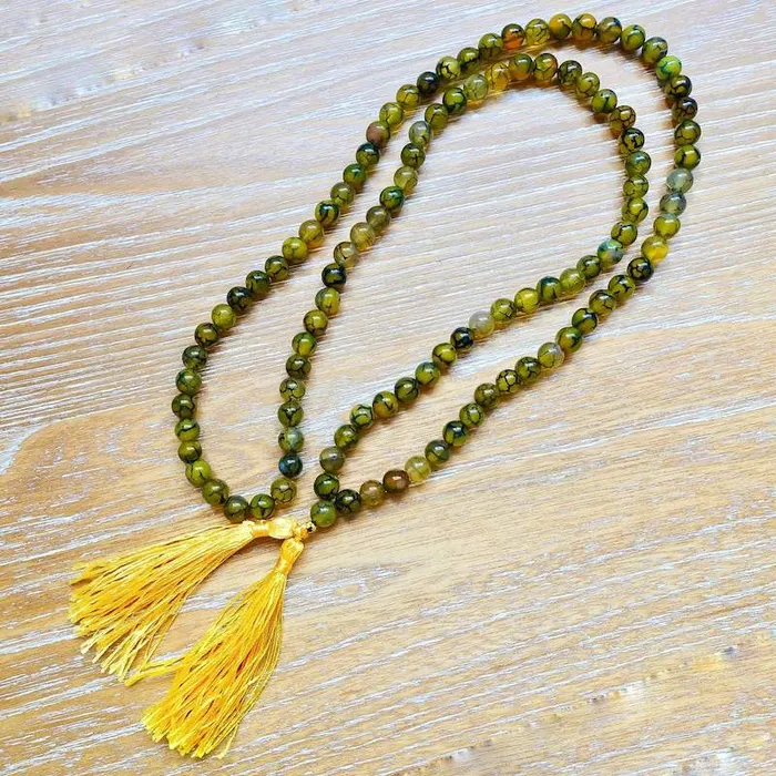 Necklaces Natural Gemstone Mala Necklace Magic Crystals