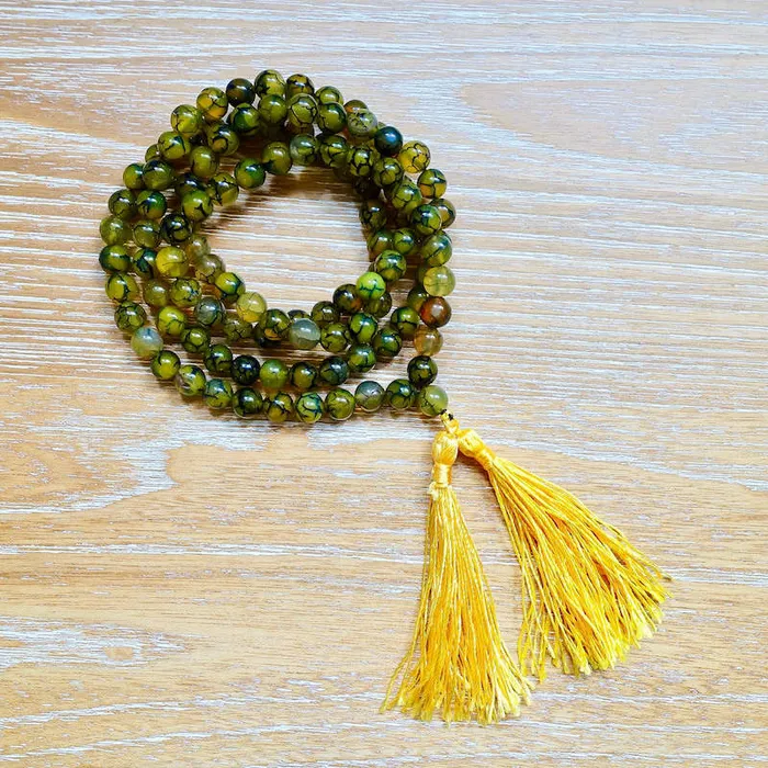 Necklaces Natural Gemstone Mala Necklace Magic Crystals