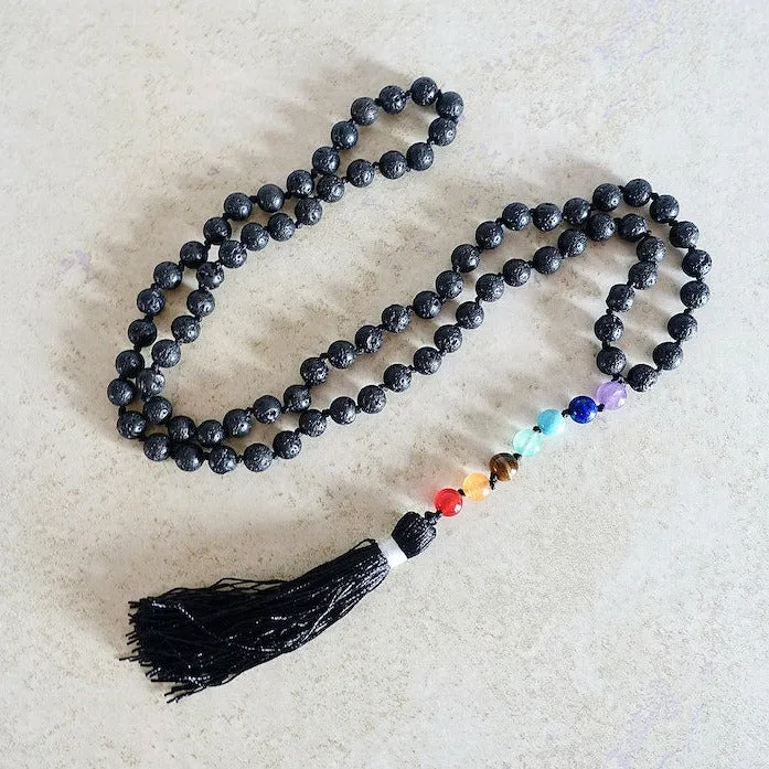 Necklaces Natural Gemstone Mala Necklace Magic Crystals
