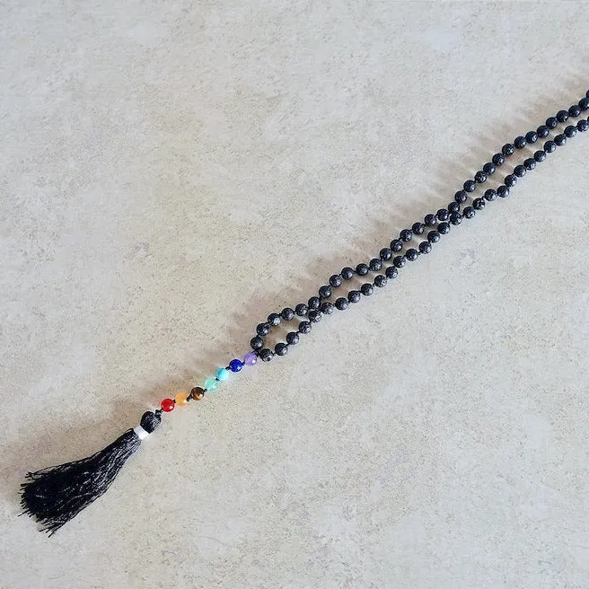 Necklaces Natural Gemstone Mala Necklace Magic Crystals