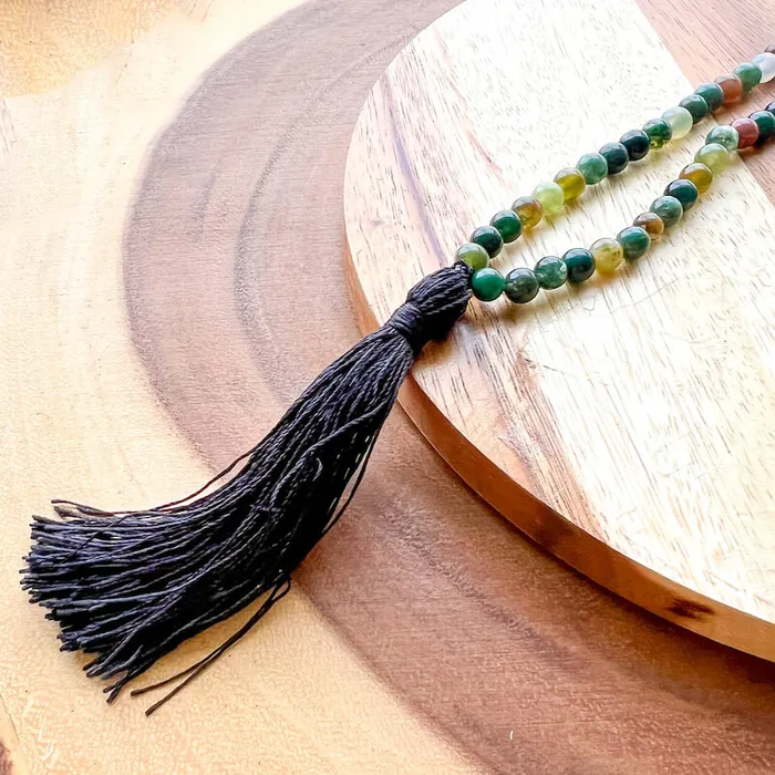 Necklaces Natural Gemstone Mala Necklace Magic Crystals