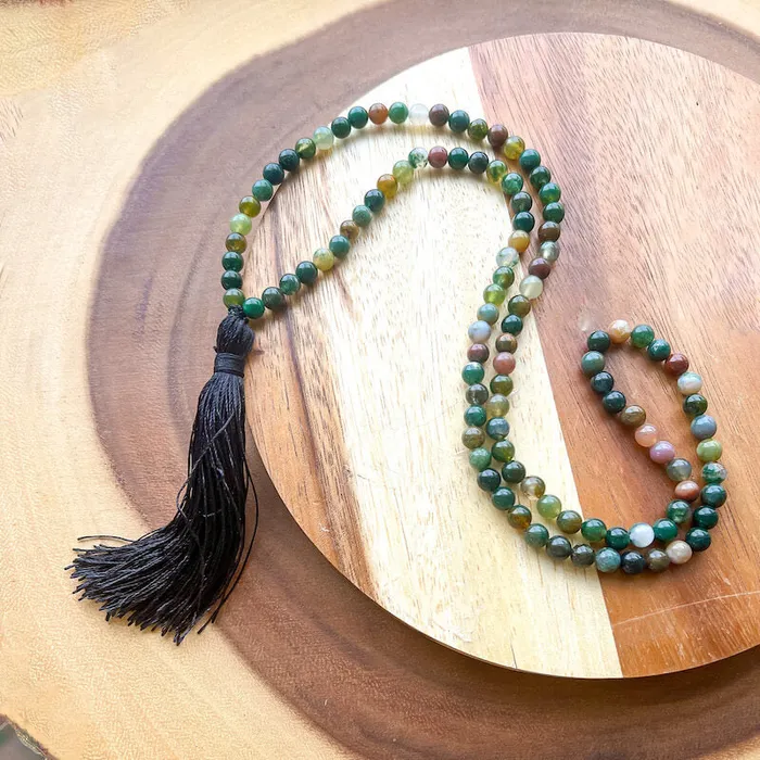Necklaces Natural Gemstone Mala Necklace Magic Crystals