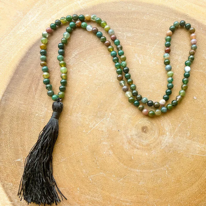 Necklaces Natural Gemstone Mala Necklace Magic Crystals