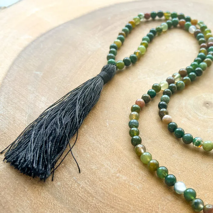 Necklaces Natural Gemstone Mala Necklace Magic Crystals