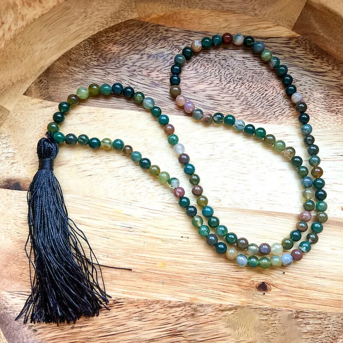 Necklaces Natural Gemstone Mala Necklace Magic Crystals
