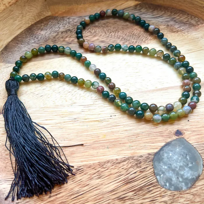Necklaces Natural Gemstone Mala Necklace Magic Crystals