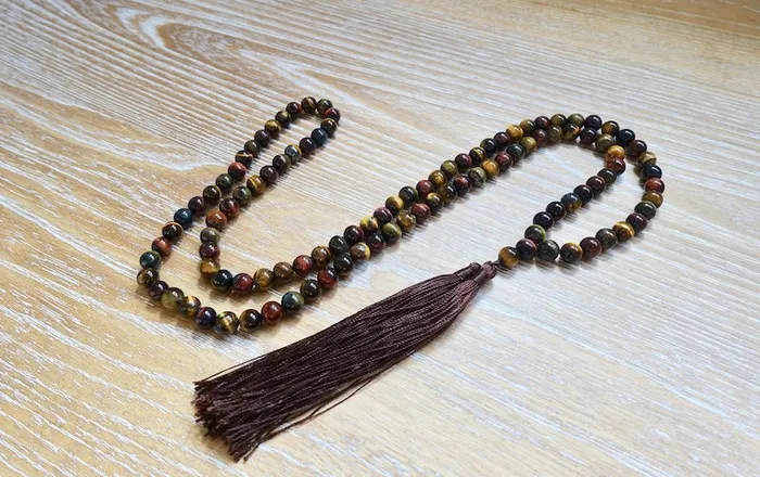 Necklaces Natural Gemstone Mala Necklace Magic Crystals