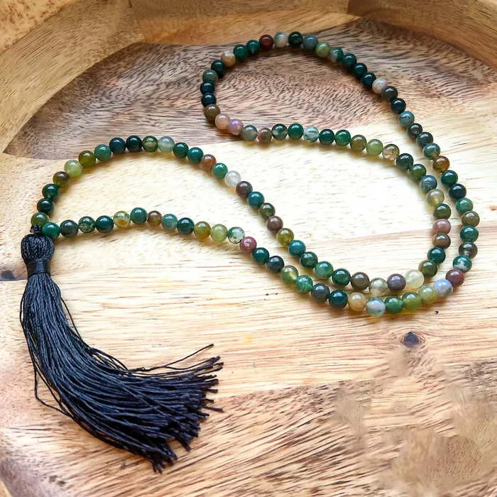 Necklaces Natural Gemstone Mala Necklace Magic Crystals