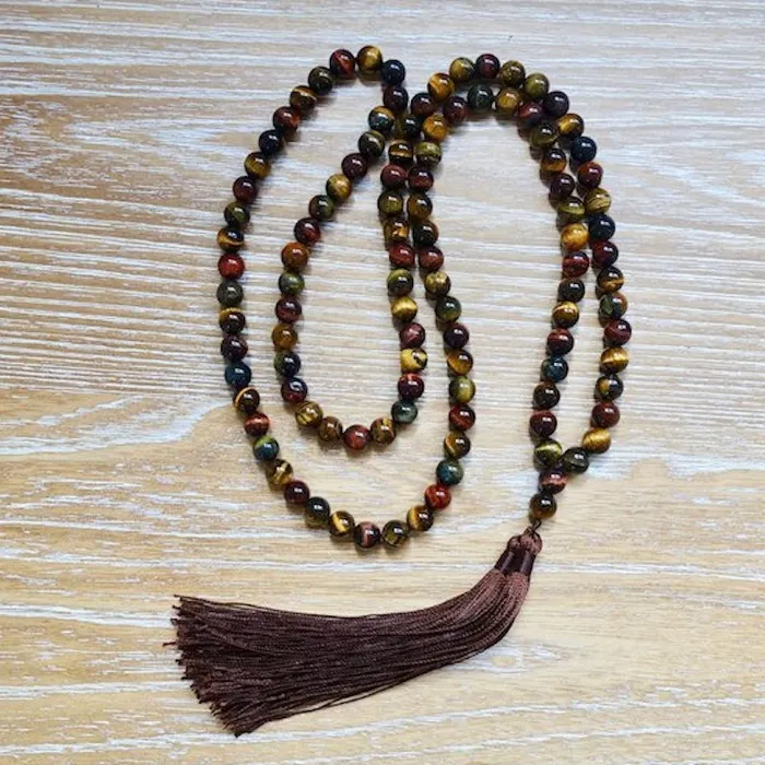Necklaces Natural Gemstone Mala Necklace Magic Crystals