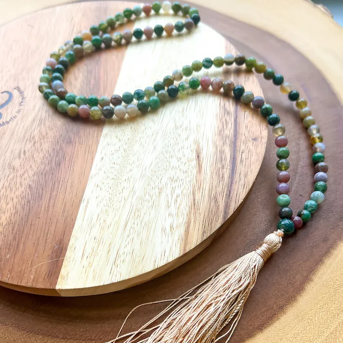 Necklaces Natural Gemstone Mala Necklace Magic Crystals