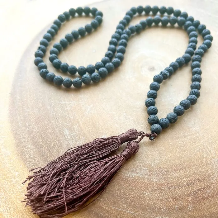 Necklaces Natural Gemstone Mala Necklace Magic Crystals