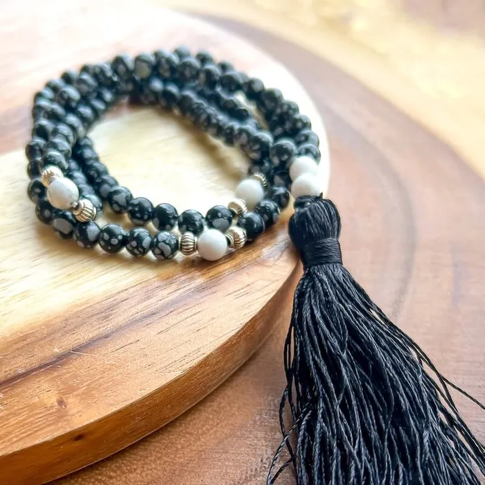 Necklaces Natural Gemstone Mala Necklace Magic Crystals