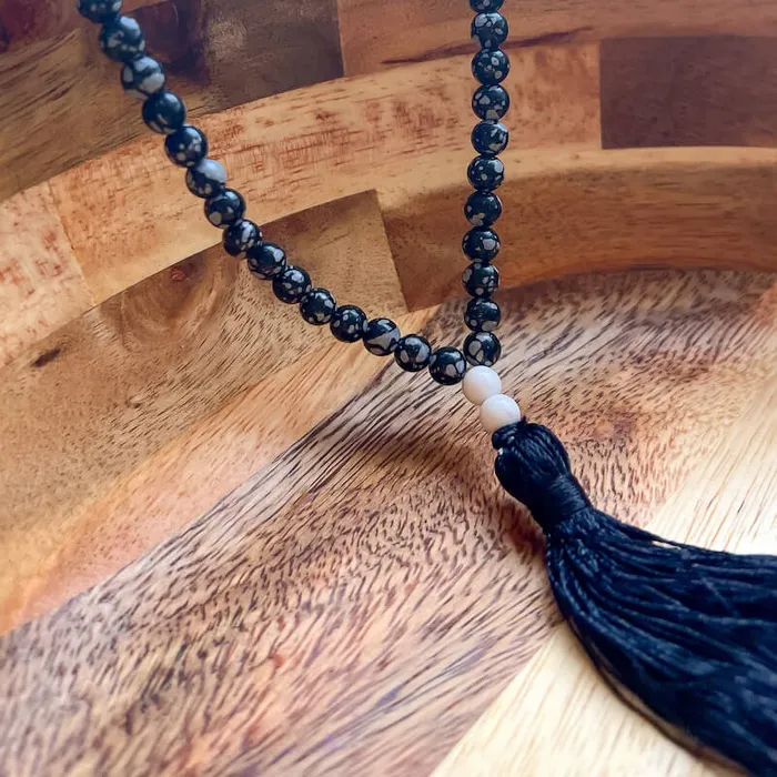 Necklaces Natural Gemstone Mala Necklace Magic Crystals
