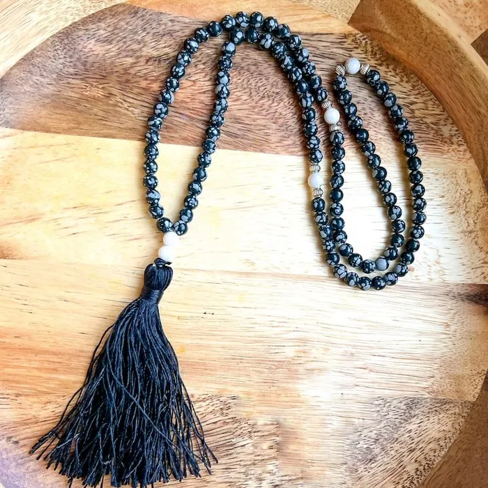 Necklaces Natural Gemstone Mala Necklace Magic Crystals