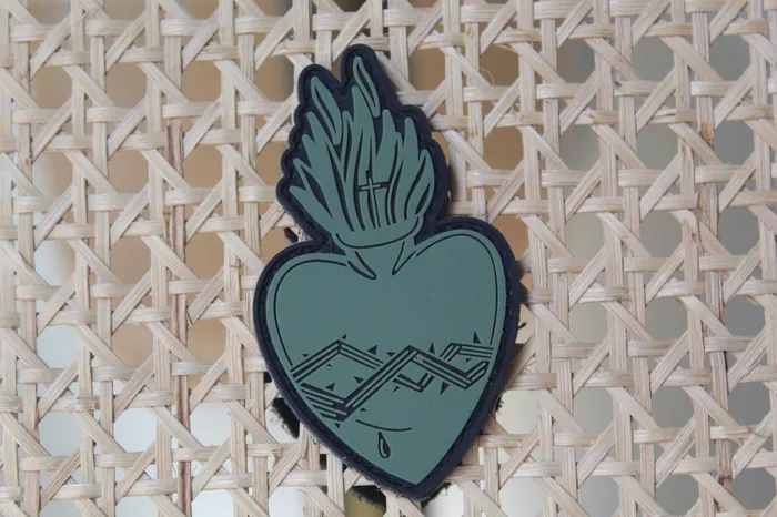 Necklaces Sacred Heart tactical Patch The Little Catholic