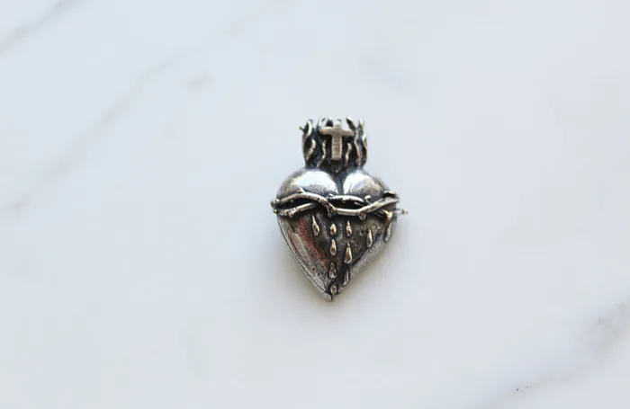 Necklaces TheLittleCatholic The Little Sacred Heart of Jesus Pendant