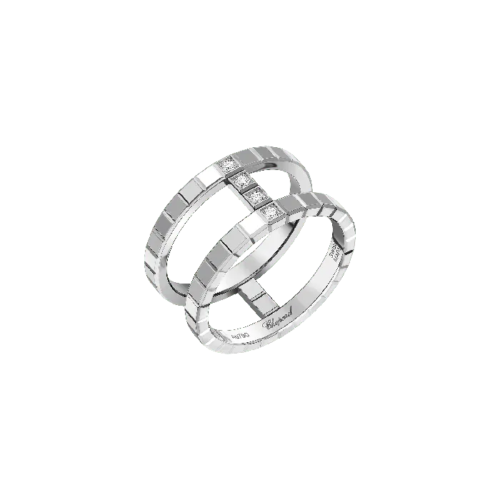 Rings Ice Cube Diamond Ring Chopard