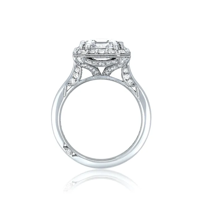 Rings International Diamond Center Tacori Platinum RoyalT Engagement Ring Setting 078 CTW Rings International Diamond Center Tacori Platinum RoyalT Engagement Ring Setting 078 CTW
