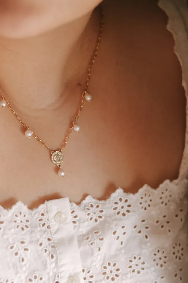 The Little Catholic Necklaces Benedictine Devotion Necklace