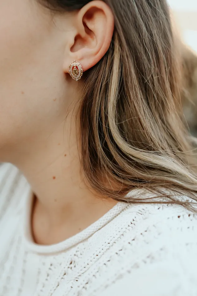 TheLittleCatholic Vintage Virgin Mary Earrings Earrings